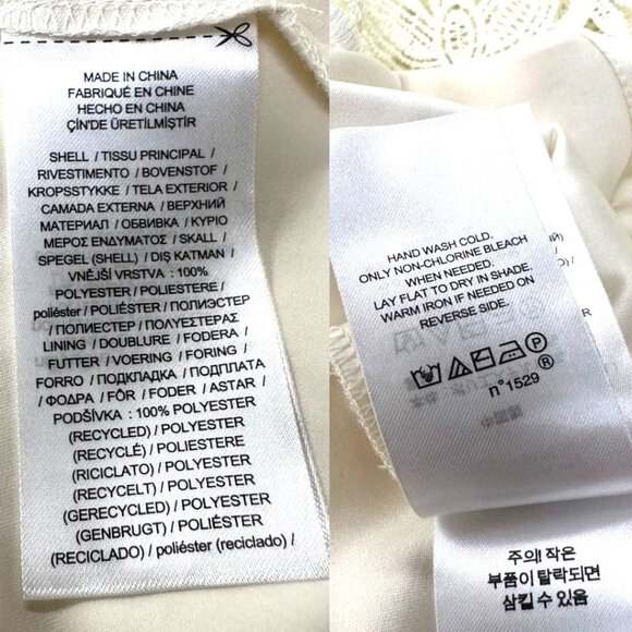 Lauren Ralph Lauren Women’s Lace Sleeveless Dress Victorian Romantic Ivory Sz. 8 - Picture 8 of 17